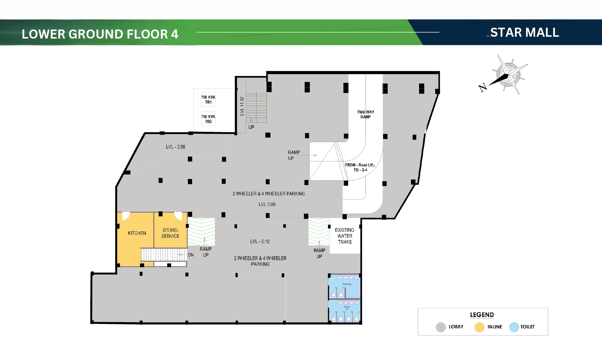 Mall floor map